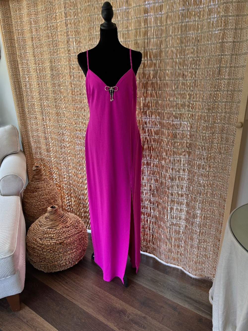 NWT Ladies Adrianna Papell Pink Gown
